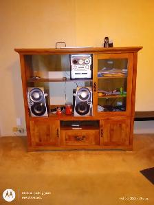 T.V. Cabinet With 3 Doors & Drawer