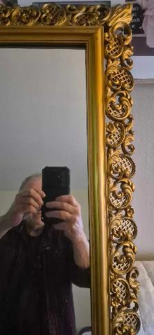 miroir vintage en résine - Photo 4