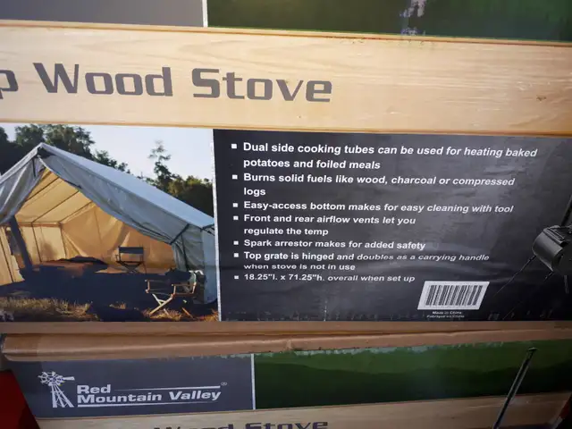 Wood-Burning Camp Stove.
