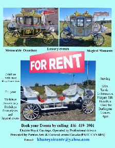 Royal Carriages for rent