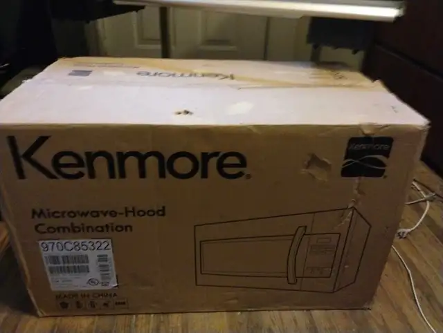 over range microwave hood combo