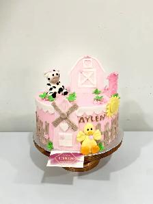 Farm cake, animal farm Cake’s 1st birthday cake