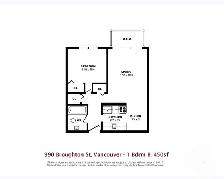 Downtown Vancouver One Bedroom Apartment