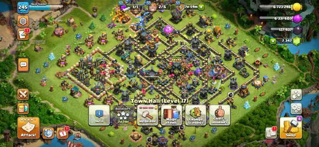 Clash of Clans TH17 Almost maxed