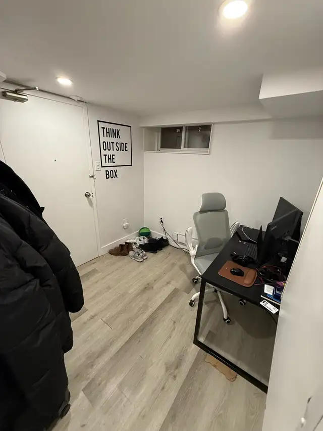 bachelor basement apartment with all utilities incl.