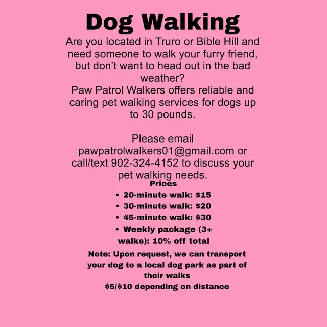 DOG WALKING