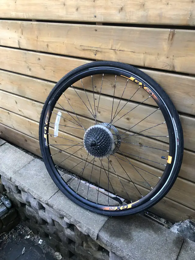 bike tire and rim with cassette 700x35c quick release disc brake