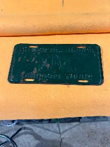 1956 3 digit Saskatchewan license plate - Photo 2