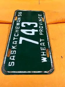 1956 3 digit Saskatchewan license plate - Photo 3