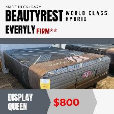 BIG SALES ON BEAUTY REST MATTRESSES  MADE IN CALGARY !! MADE IN