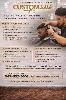 Barbers Wanted – in Pickering & Whitby