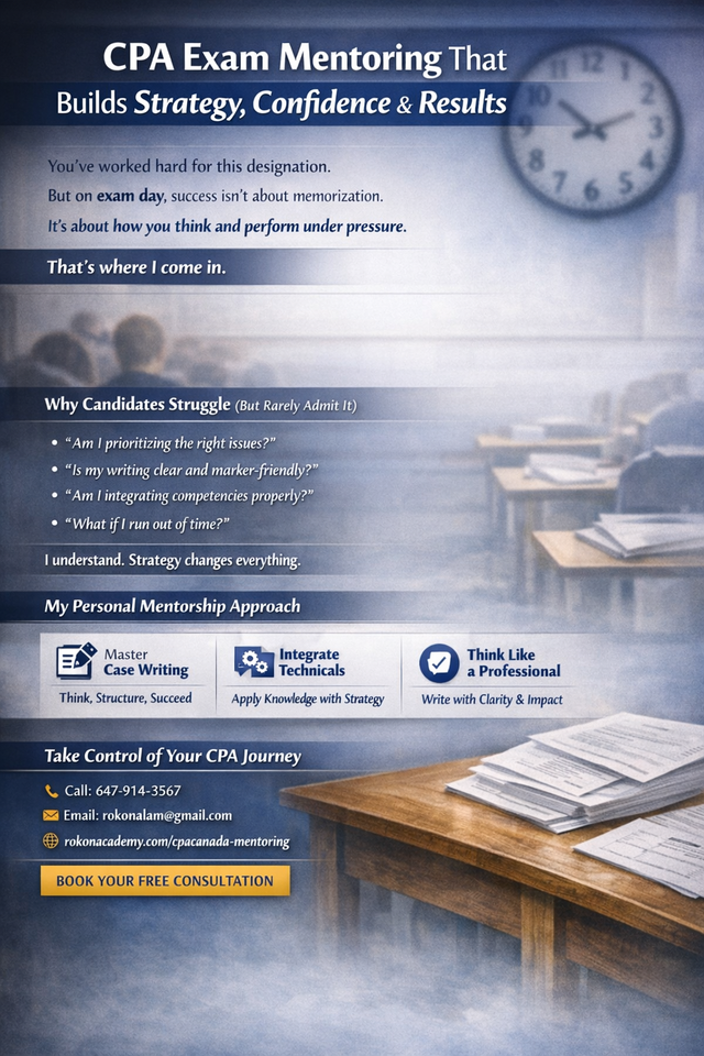Tutor: CPA Exam Mentoring-Pass With Strategy and Confidence
