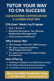 Tutor: CPA Exam Mentoring-Pass With Strategy and Confidence - Photo 4