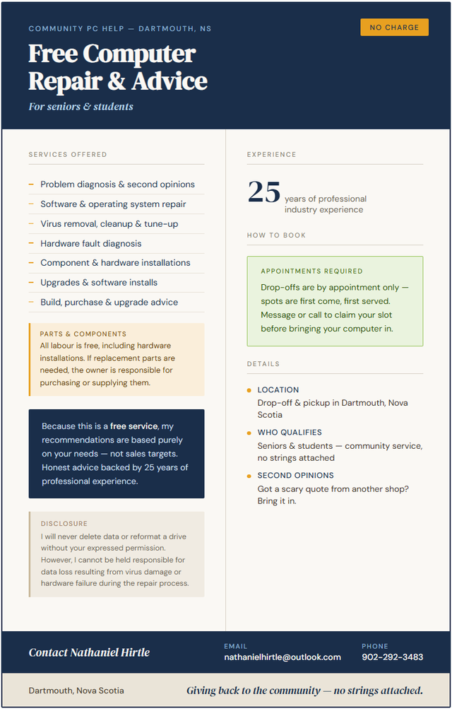 Free Computer Diagnostic and Repair