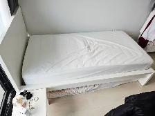 IKEA Twin Bed Set (Mattress   Frame   Slats)  OKz.ca Post $200 - Photo 2