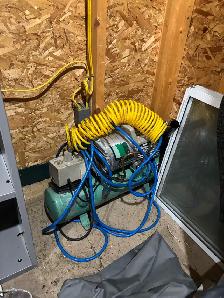 Painting , air compressor like new