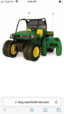 REMOTE CONTROL RC VEHICLES JOHN DEERE AND A COUPLE  OTHER RC’s