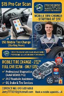 Mobile Tire/Oil Change &Brake system &Full car service6475025058 - Photo 2