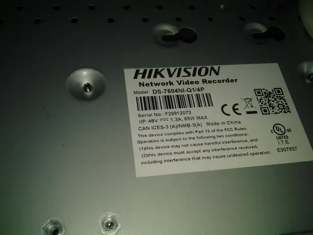 Hikvision DS-7604NI-Q1/4P 4-channel 4K PoE NVR 500  nvr security