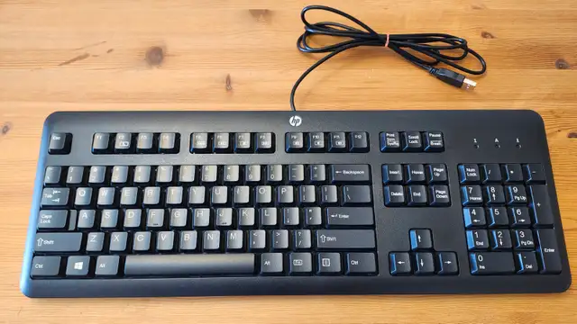 HP Keyboard – USB wired - Excellent Condition