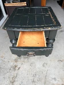 Solid Wood Side Table. (Painters Special) - Photo 5