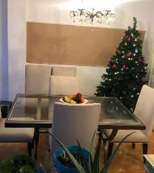 Brass   Glass Dining Table- MUST GO BY APRIL 11