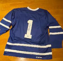 Johnny Bower Autographed Jersey - Photo 4