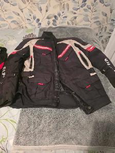 motorcycle riding  coat and pants