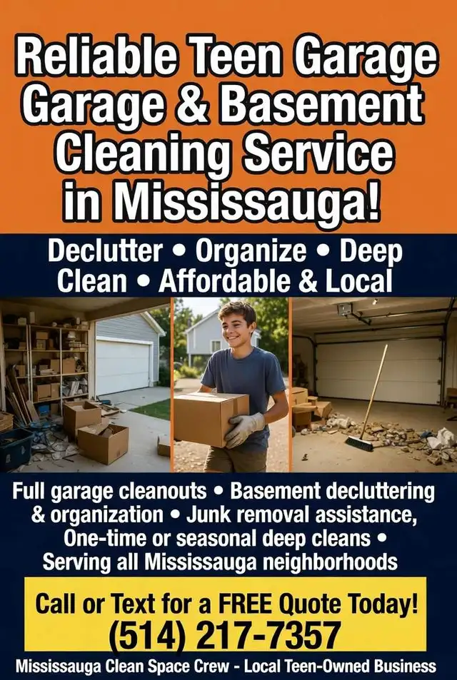 Garage and Basement Cleaning