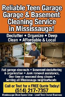 Garage and Basement Cleaning