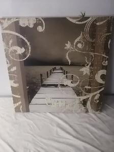 Picture of a deck hangs up