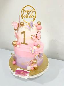 Butterfly cakes , 1st birthday cake - Photo 5