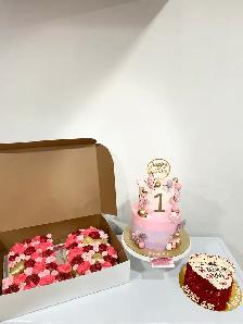 Butterfly cakes , 1st birthday cake - Photo 7