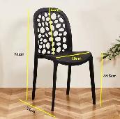 Brand New Stackable Modern Plastic Dining Chair $49 - Photo 2