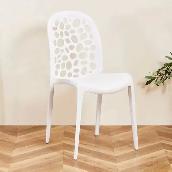 Brand New Stackable Modern Plastic Dining Chair $49 - Photo 3