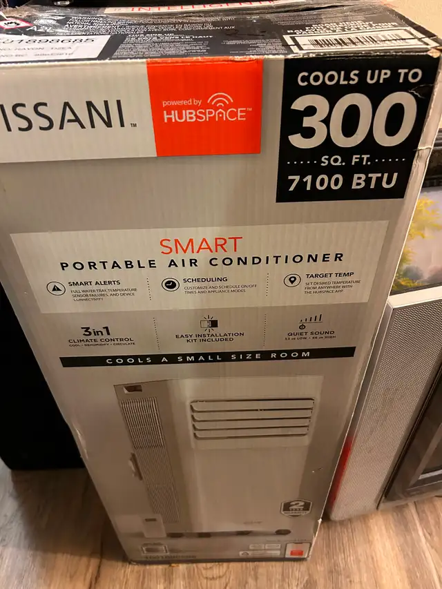 Portable air conditioning vissani smart AC with remote