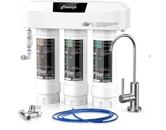 Frizzlife under sink water system filter