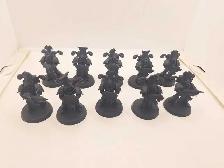Warhammer 40k 10 primed black thousand sons Rubric Marines