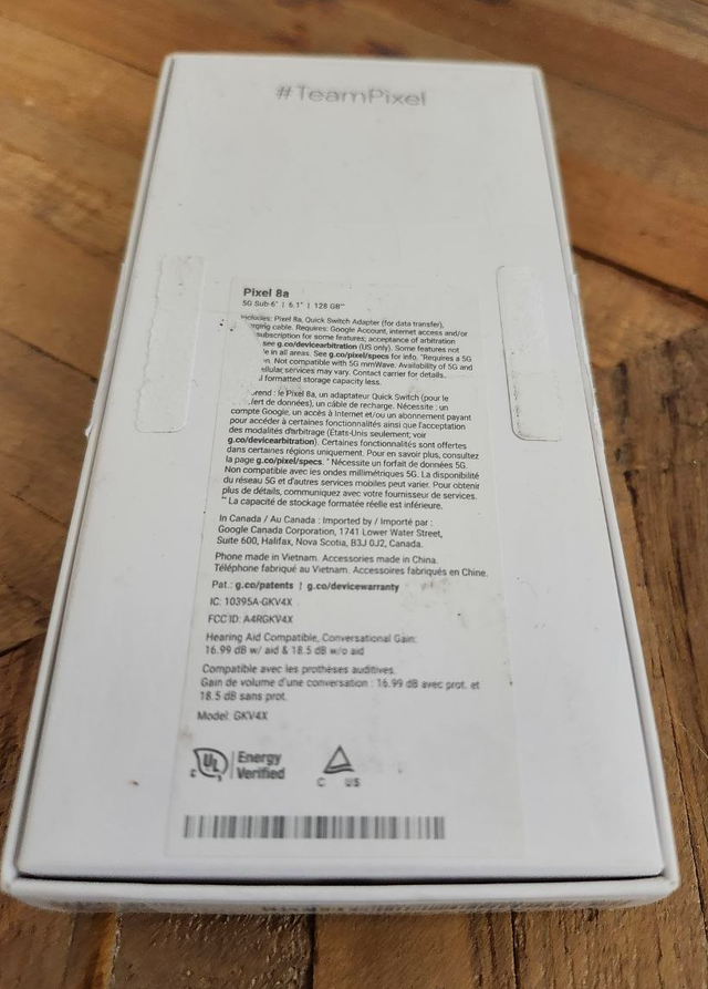 Brand New Google Pixel 8a - 128GB - Obsidian - Photo 2