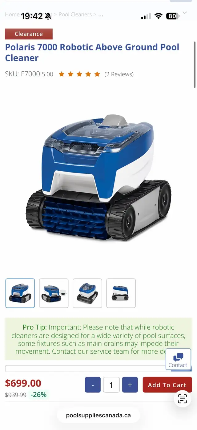 Pool Robot Cleaner