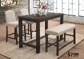 MIKE HAS THE BEST DEAL ON DINING ROOM SETS STARTING AT $439