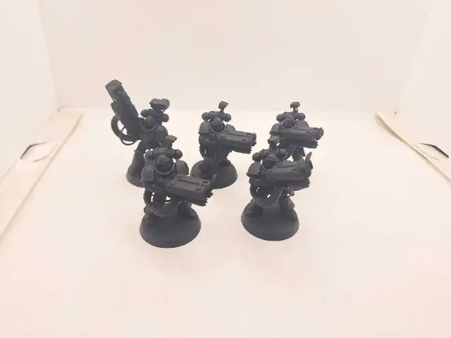 Warhammer 40k 5 Iron Hands Primaris Desolators Primed Black