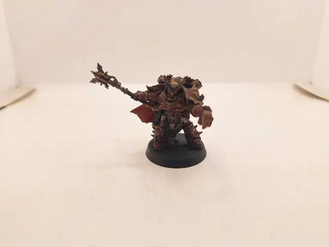 Warhammer 40k OOP World Eaters Dark Vengeance Champ Well Painted