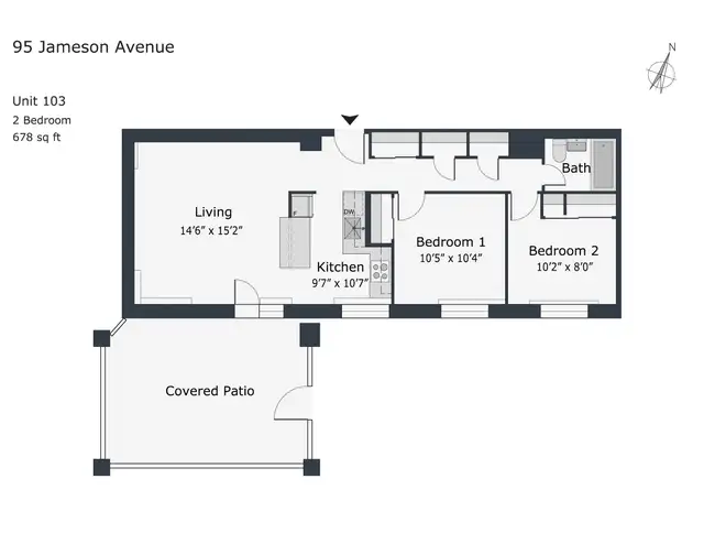 Renovated two bedroom, King and Jameson - ID 2358 - Photo 11