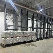 16’ tall cantilever racking in stock - quick ship ready.