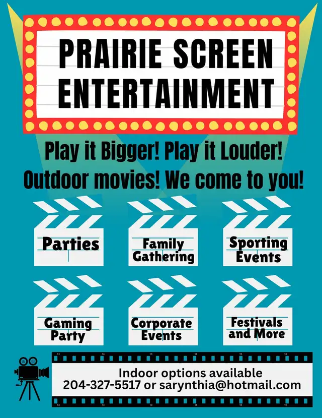 LARGE SCREEN MOVIES/PRESENTATIONS