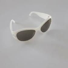 2 LUNETTES SOLEIL ADO 5'LARGE UNE BLANCHE UNE VERTE $5.00 CHAQUE - Photo 3