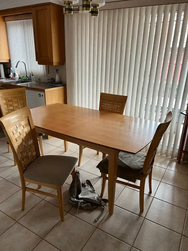 kitchen table with 6 chairs
