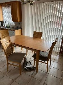 kitchen table with 6 chairs