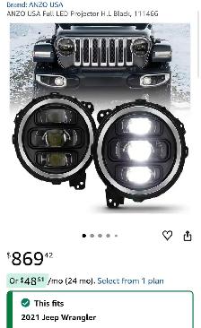 Jeep Wrangler LED Projector Headlights - Photo 5
